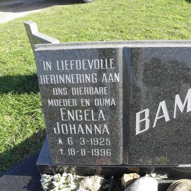 BAM Engela Johanna 1925-1996