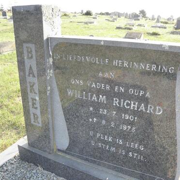 BAKER William Richard 1901-1975