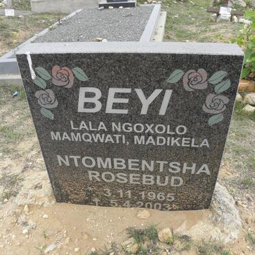 BEYI Ntombentsha Rosebud 1965-2003