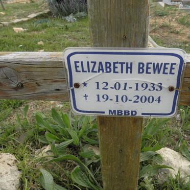 BEWEE Elizabeth 1933-2004