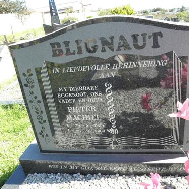 BLIGNAUT Pieter Machiel 1935-2003