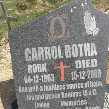 BOTHA Carrol 1963-2009