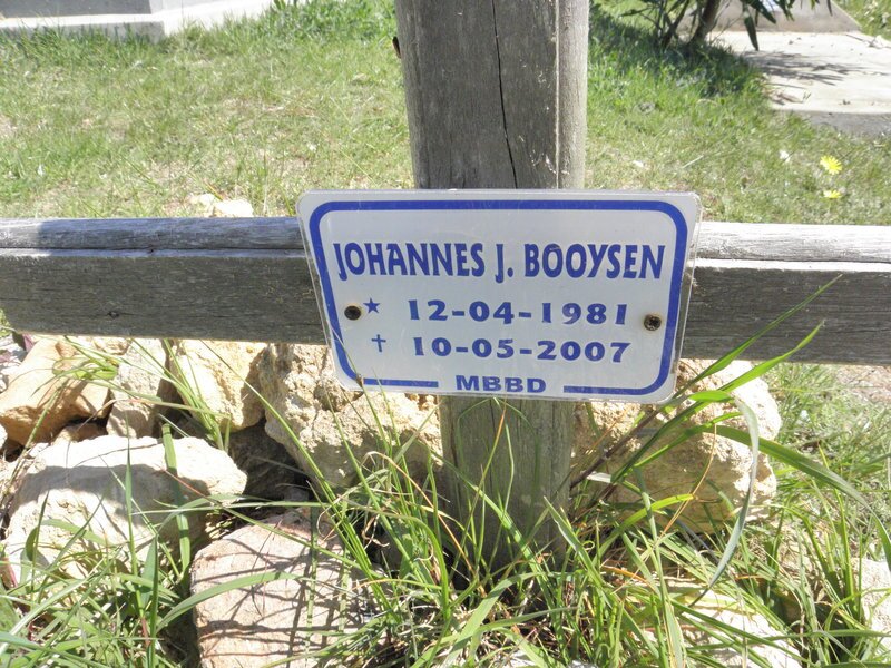 BOOYSEN Johannes J. 1981-2007