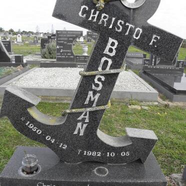 BOSMAN Christo F. 1950-1982