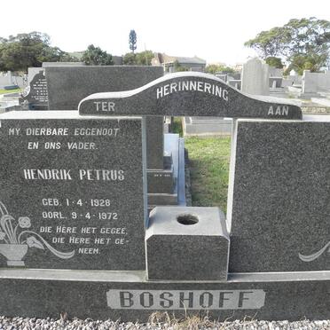 BOSHOFF Hendrik Petrus 1928-1972
