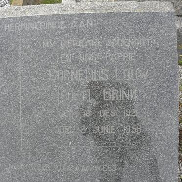 BRINK Cornelius Louw 1921-1958