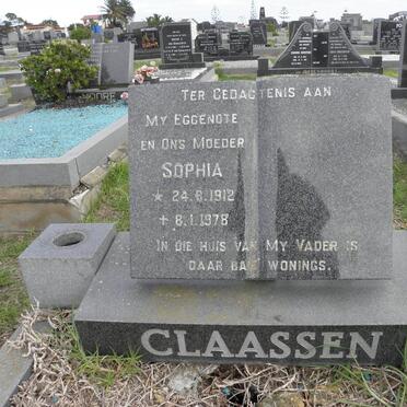 CLAASSEN Sophia 1912-1978