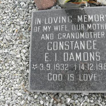 DAMONS Constance E.I. 1932-1986
