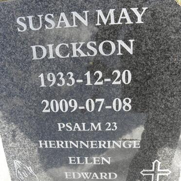 DICKSON Susan May 1933-2009