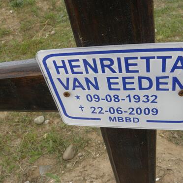 EEDEN Henrietta, van 1932-2009