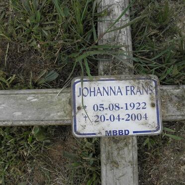 FRANS Johanna 1922-2004