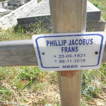 FRANS Phillip Jacobus 1931-2010