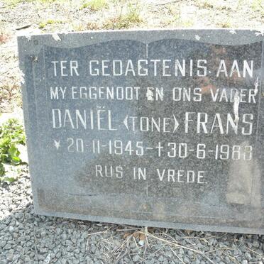 FRANS Daniël 1945-1988