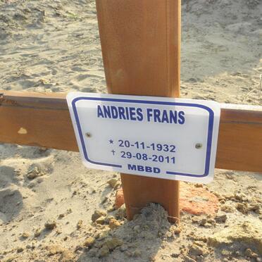 FRANS Andries 1932-2011