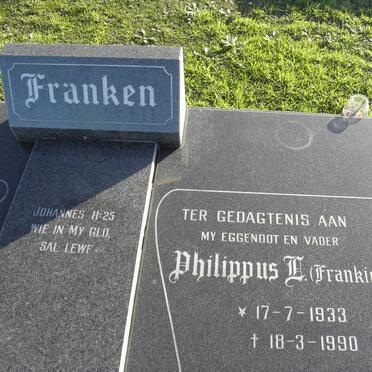FRANKEN Philippus D. 1933-1990