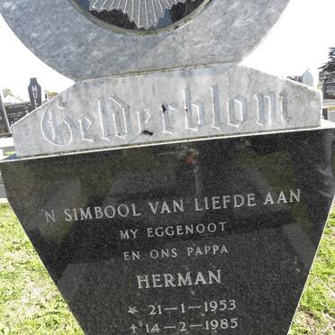 GELDERBLOM Herman 1953-1985