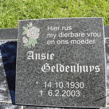 GELDENHUYS Ansie 1930-2003