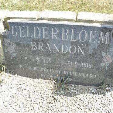 GELDERBLOEM Brandon 1965-1996