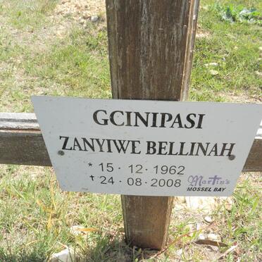 GCINIPASI Zanyiwe Bellinah 1962-2008