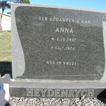 HEYDENRYCH Anna 1927-1974