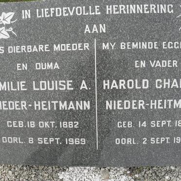 HEITMANN, Nieder Grave
