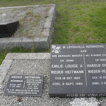 HEITMANN, Nieder Grave