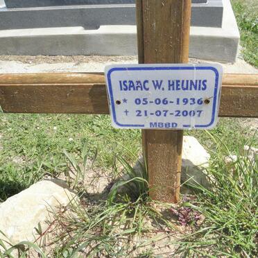 HEUNIS Isaac W. 1936-2007