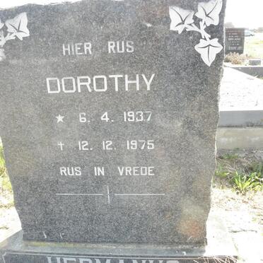 HERMANUS Dorothy 1937-1975