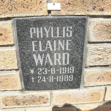 WARD Phyllis Elaine 1919-1989