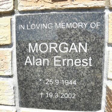 MORGAN Alan Ernest 1944-2002