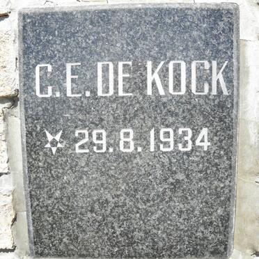 KOCK C.E., de 1934-