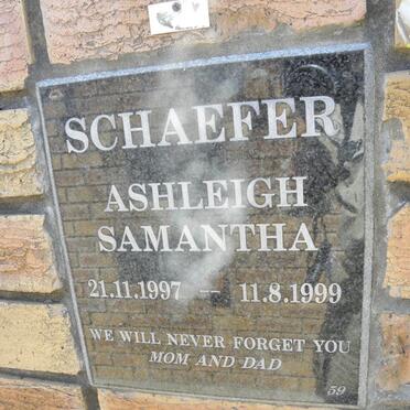 SCHAEFER Ashleigh Samantha 1997-1999
