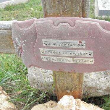 JANTJIES J.M. 1940-2008