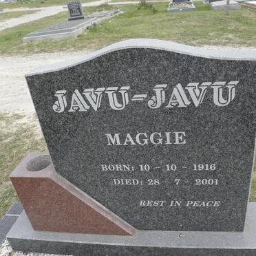 JAVU Maggie, Javu 1916-2001