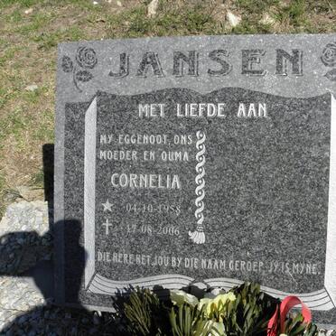 JANSEN Cornelia 1958-2006