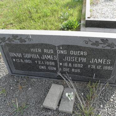 JAMES Joseph 1892-1985 &amp; Dinah Sophia 1901-1986