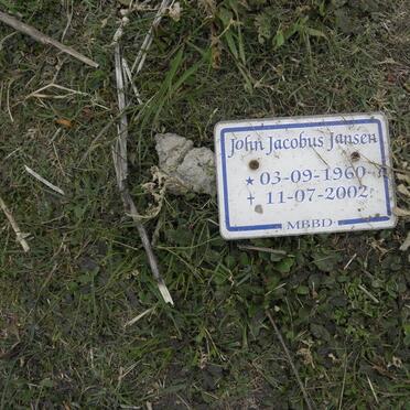 JANSEN John Jacobus 1960-2002
