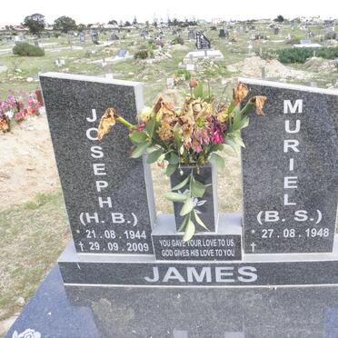 JAMES Joseph H.B. 1944-2009 &amp; Muriel B.S. 1948-