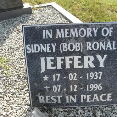 JEFFERY Sidney Ronald 1937-1996