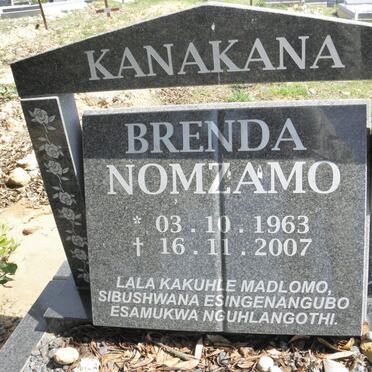 KANAKANA Brenda Nomzamo 1963-2007