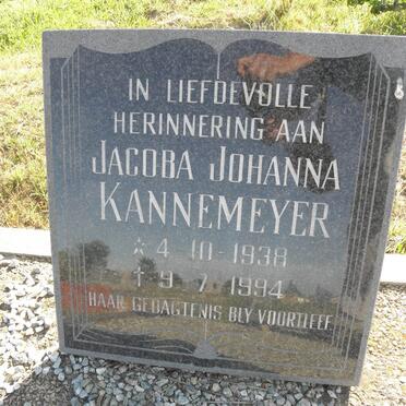 KANNEMEYER Jacoba Johanna 1938-1994