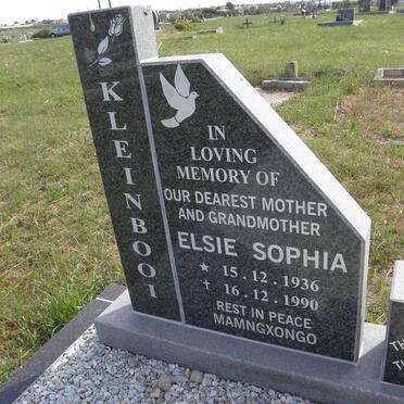 KLEINBOOI Elsie Sophia 1936-1990