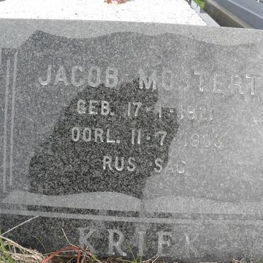 KRIEK Jacob Mostert 1921-1983