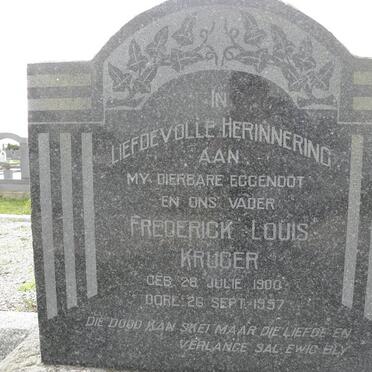 KRUGER Frederick Louis 1900-1957