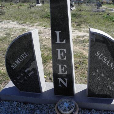 LEEN Samuel 1925-2000 &amp; Susannah 1925-2007