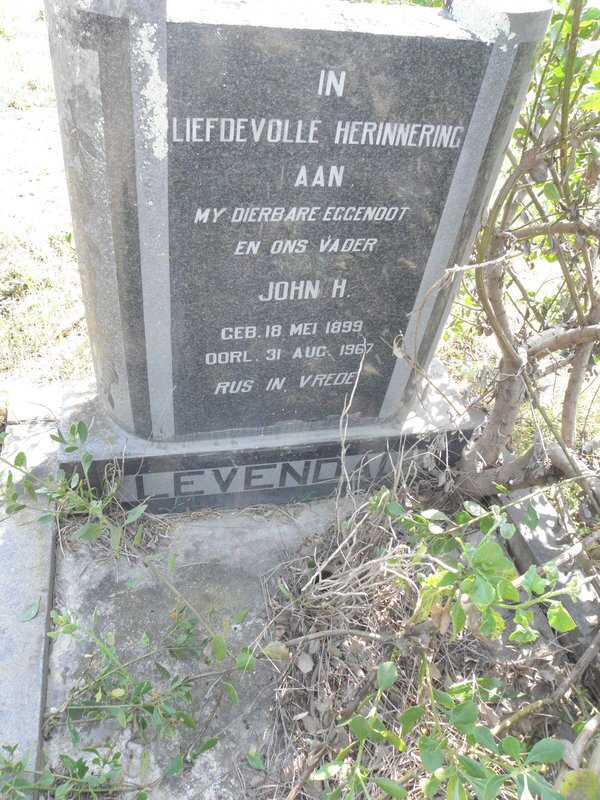 LEVENDAL John H. 1899-1967