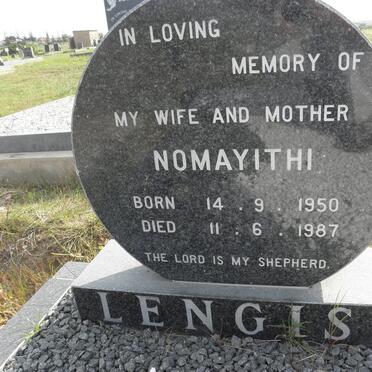 LENGISI Nomayithi 1950-1987