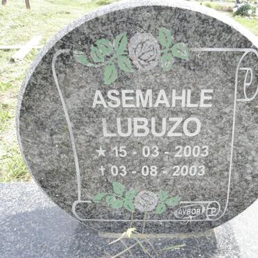 LUBUZO Asemahle 2003-2003
