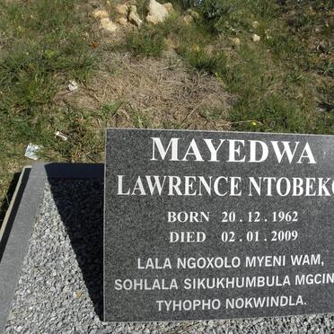 MAYEDWA Lawrence Ntobeko 1962-2009