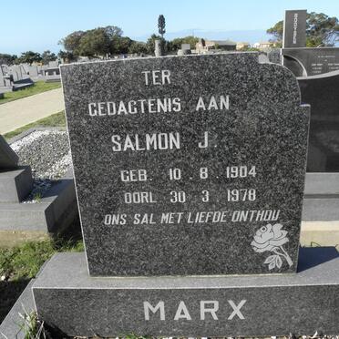 MARX Salmon J. 1904-1978